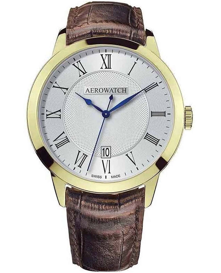 Часы Aerowatch Les Grandes Classiques 42991 JA04 — мужские, белый