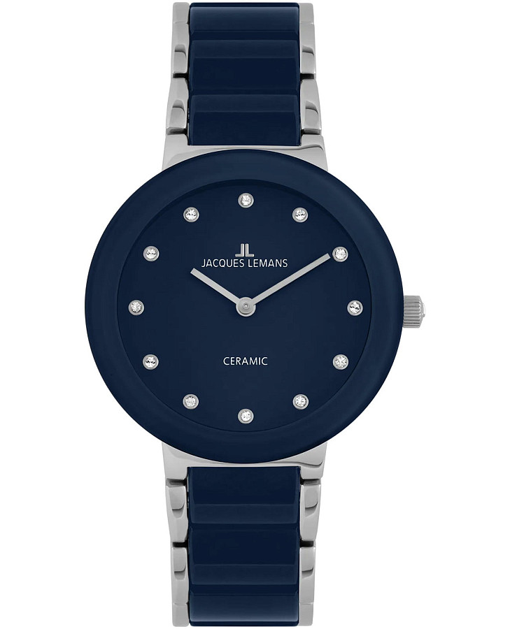 Часы Jacques Lemans High Tech Ceramic 42-7ZB — женские, синий