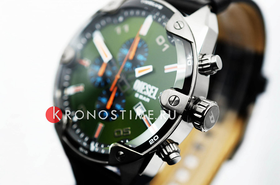 Часы Diesel Spiked DZ4626 — металл сталь, Италия