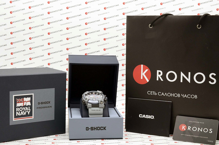 Часы Casio G-Shock GWF-A1000RN-8A — синий, пластик