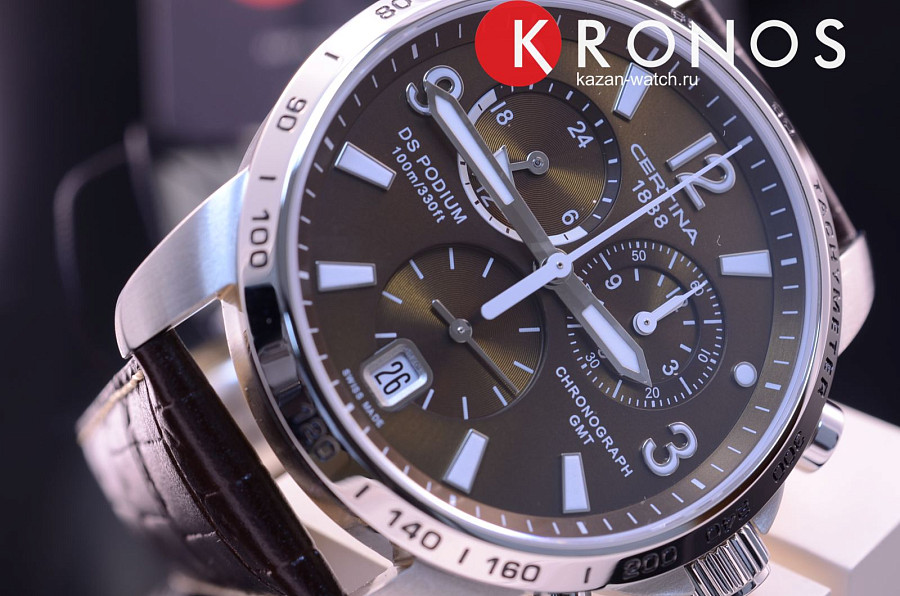 Часы Certina C001.639.16.297.00 — кварцевые, сталь металл