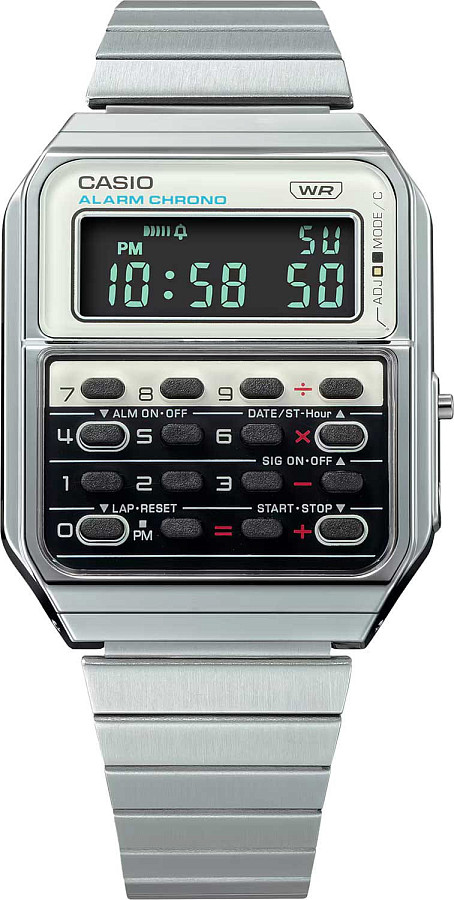 Часы Casio Vintage CA-500WE-7B — кварцевые, пластик