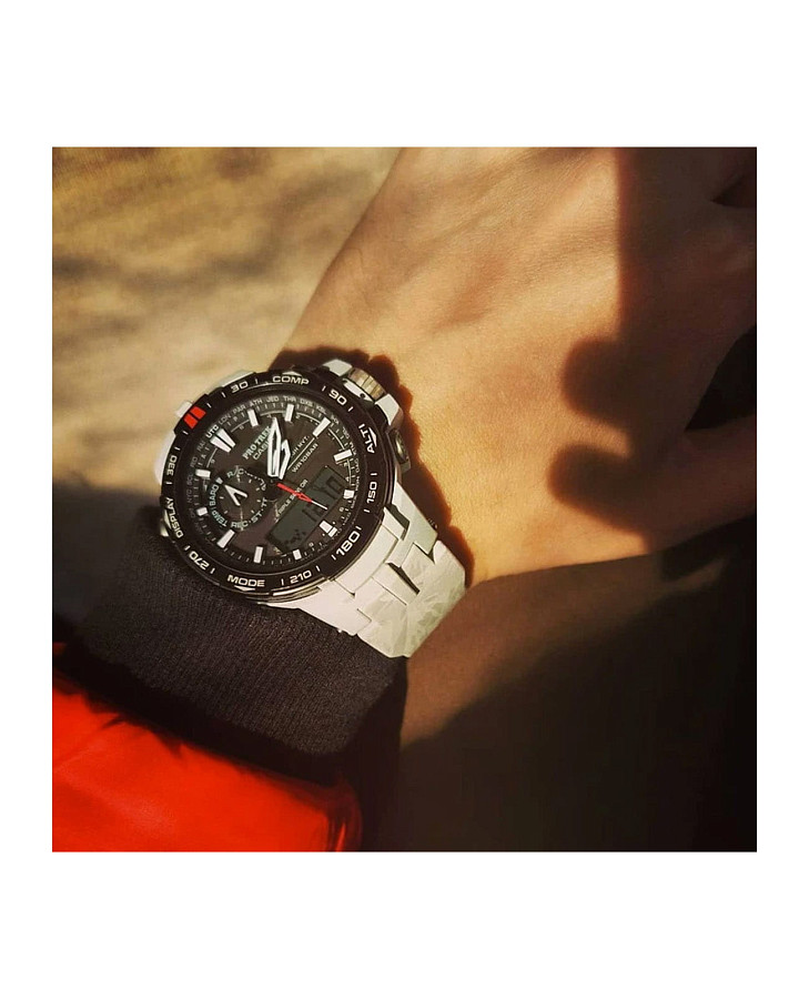 Часы Casio Pro Trek PRW-6000SC-7 — металл сталь, Япония