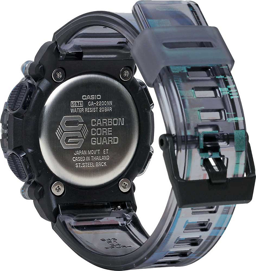 Часы Casio G-Shock GA-2200NN-1A — пластик карбон, Япония