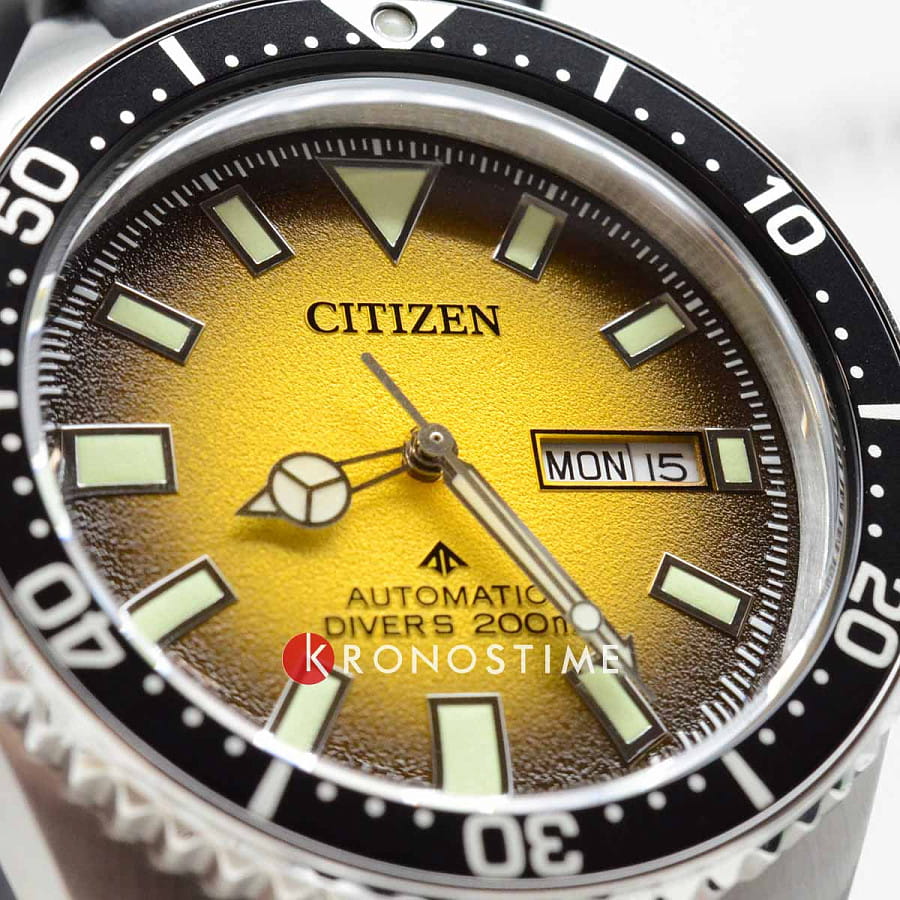 Часы Citizen Promaster NY0120-01X — мужские, полиуретан