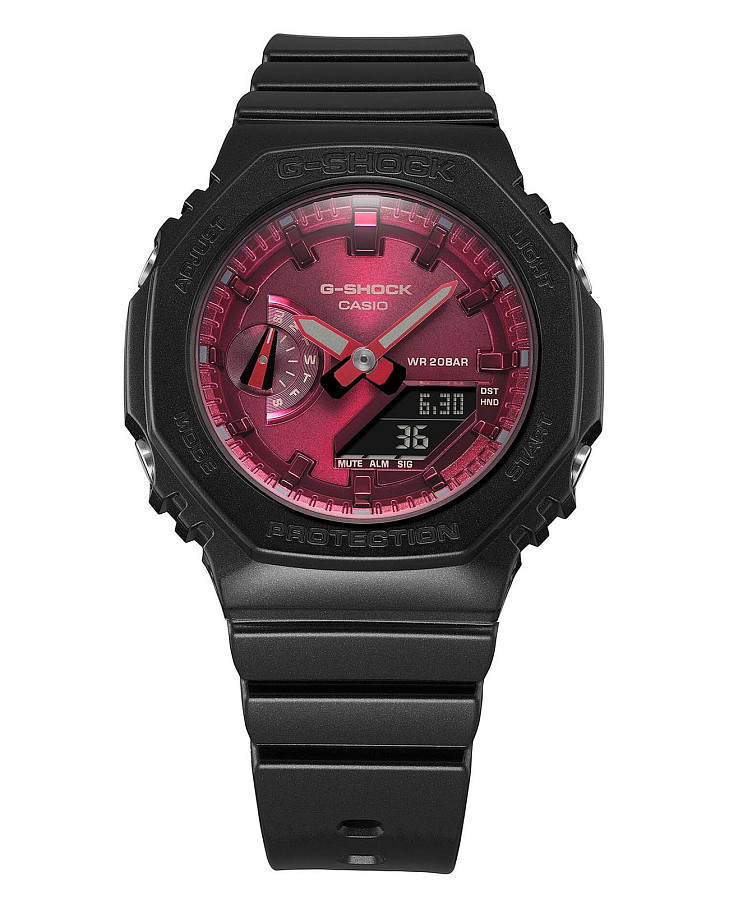 Часы Casio G-Shock GMA-S2100RB-1ADR (GMA-S2100RB-1A) — розовый, пластик