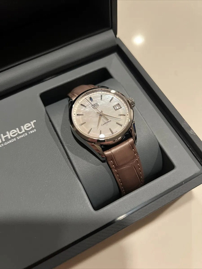 Часы TAG Heuer Carrera Lady WBK1318.FC8258 — Швейцария, кварцевые