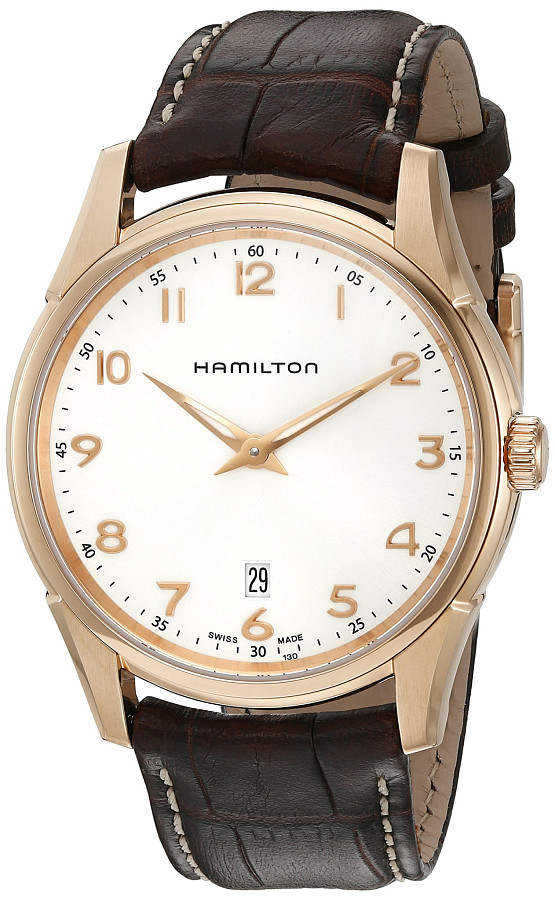 Часы Hamilton Jazzmaster Thinline Quartz H38541513 — Швейцария, кварцевые