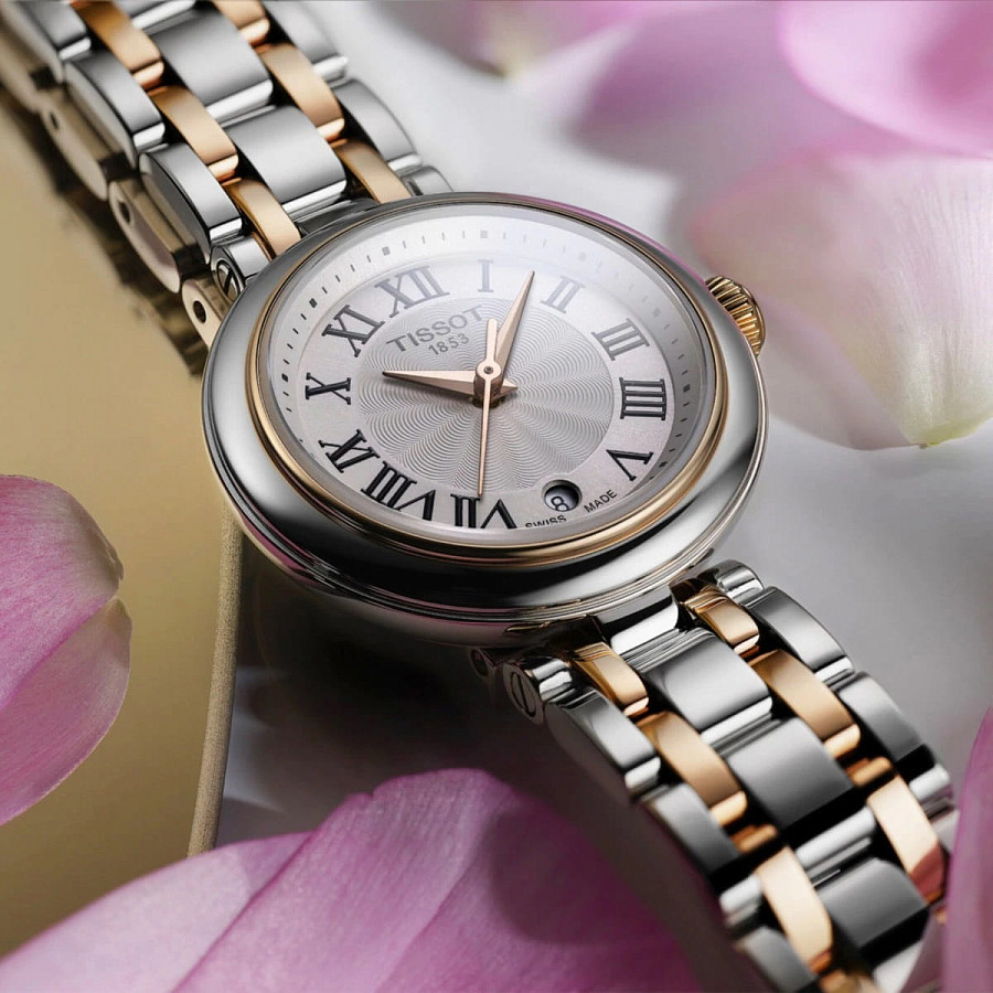 Часы Tissot Bellissima Small Lady T126.010.22.013.01 — перламутровый, сталь металл