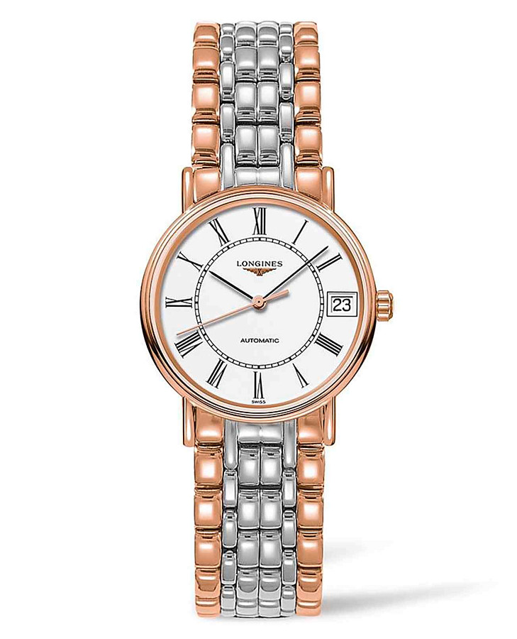 Часы Longines Presence L4.322.1.11.7 — женские, белый