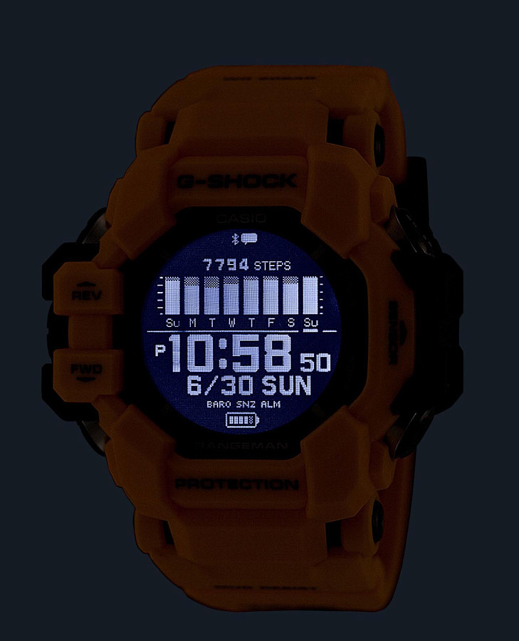 Часы Casio G-Shock GPR-H1000-9 — электронные, Япония, мужские