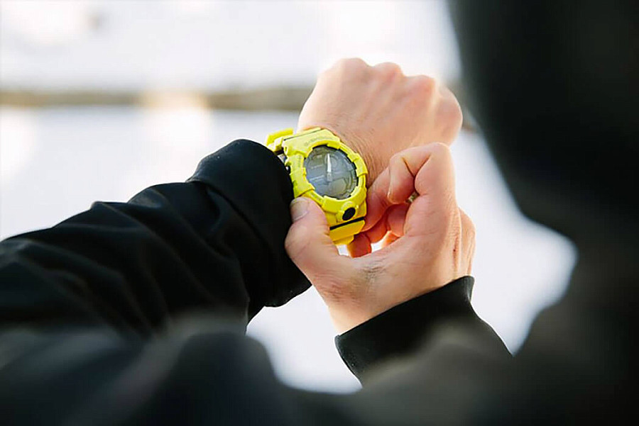 Часы Casio G-Shock GBA-800-9A — электронные, Япония, мужские