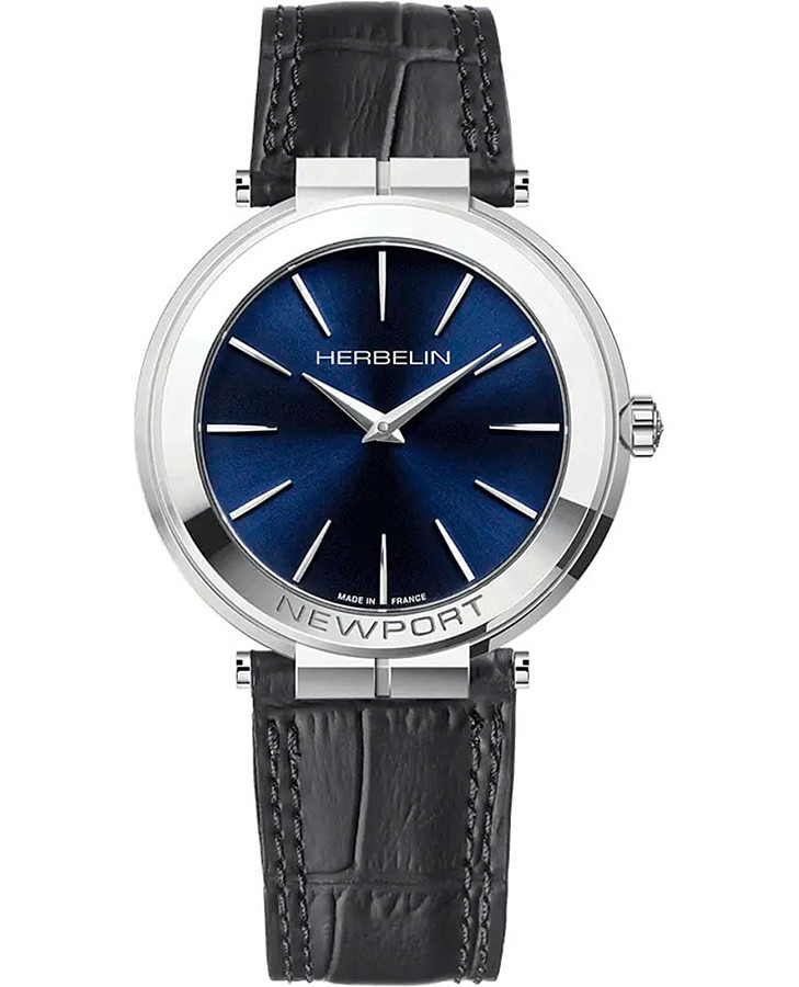 Часы Herbelin Newport Slim 19522AP15 — мужские, синий