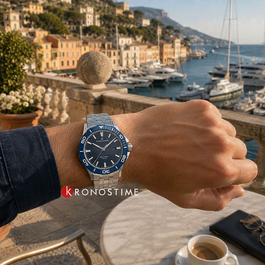 Часы Maurice Lacroix Pontos PT1008-SSL42-430-1 — сталь металл, Швейцария