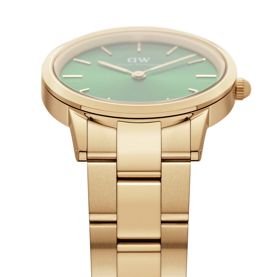 Часы Daniel Wellington Iconic Link Emerald DW00100553 — сталь металл, Швеция