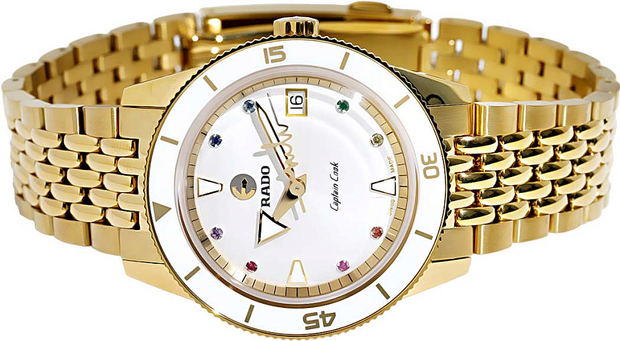 Часы Rado Captain Cook x Marina Hoermanseder Heartbeat R32117708 — механические, сталь металл