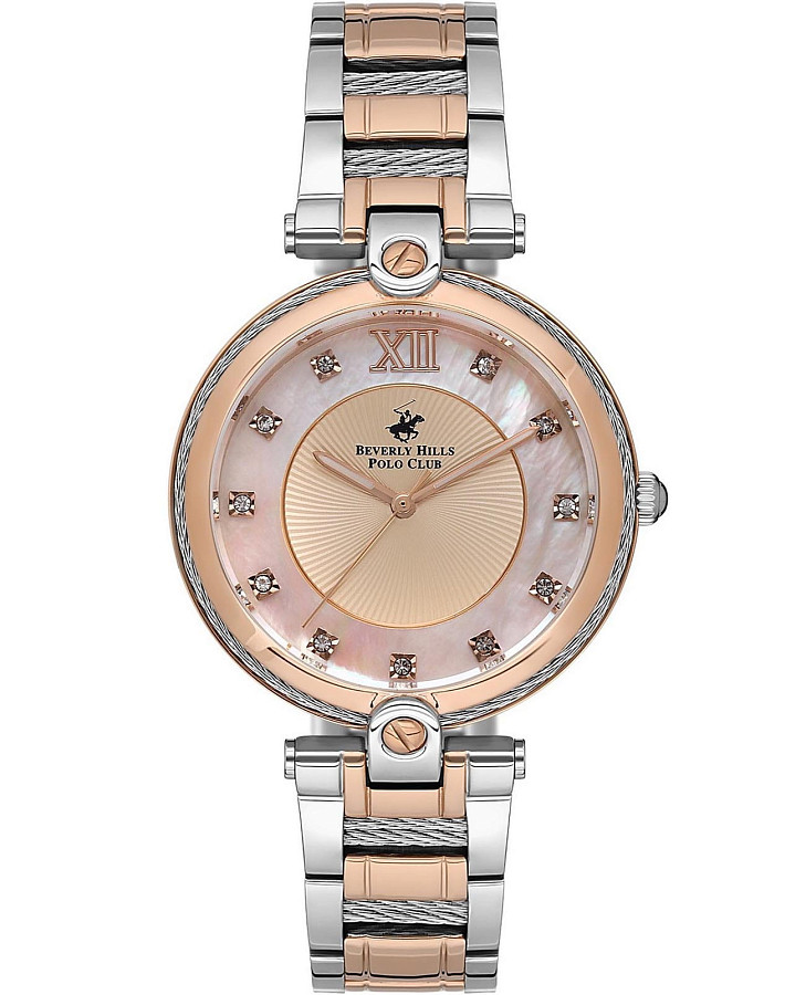 Часы Beverly Hills Polo Club BP3585X.520 — женские, перламутровый