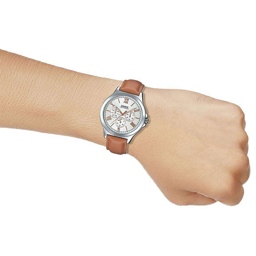 Часы Casio Collection LTP-V300L-7A2 — серебристый, сталь металл