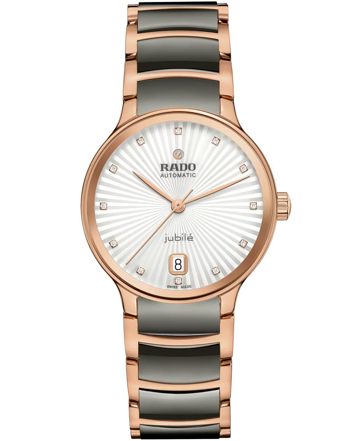 Часы Rado Centrix Automatic Diamonds R30037742 — женские, белый