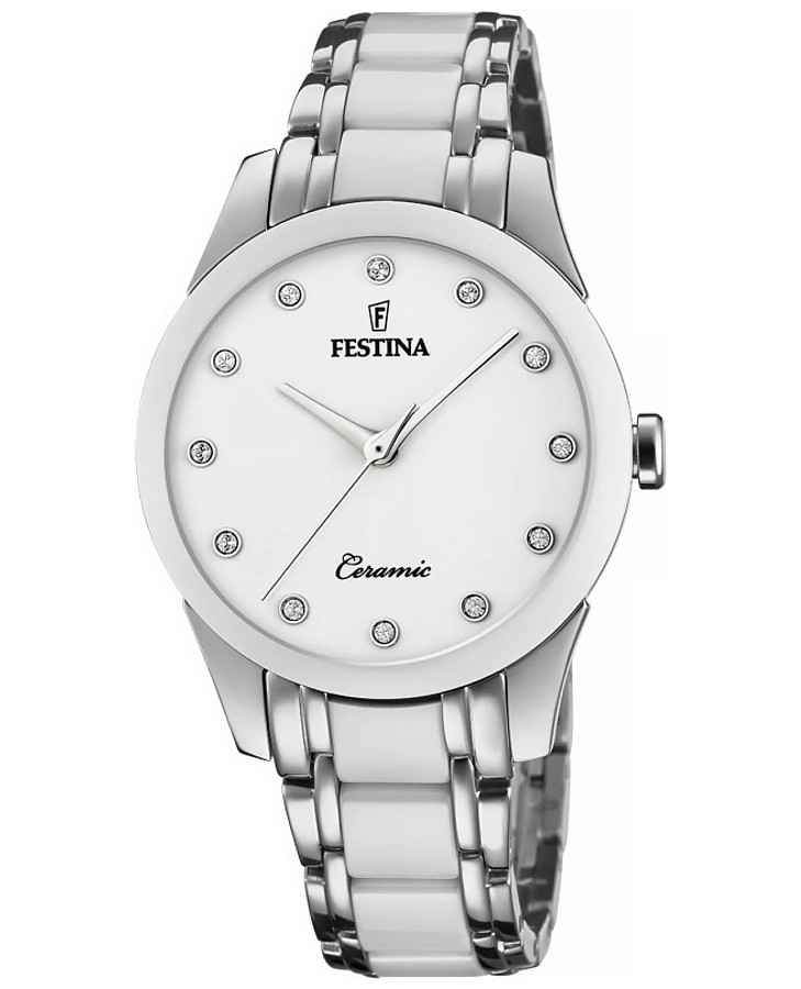 Часы Festina Ceramic F20499/1 — женские, белый