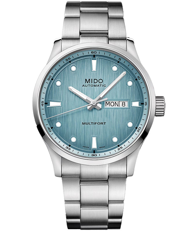 Часы Mido Multifort M Freeze M038.430.11.041.00 — мужские, голубой