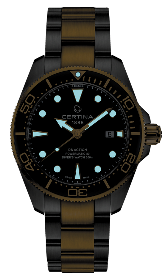Часы Certina DS Action Diver C032.607.22.051.00 — механические, керамика металл сталь