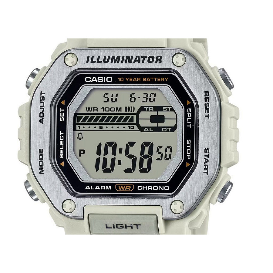 Часы Casio Collection MWD-110H-8AV — кварцевые, пластик сталь