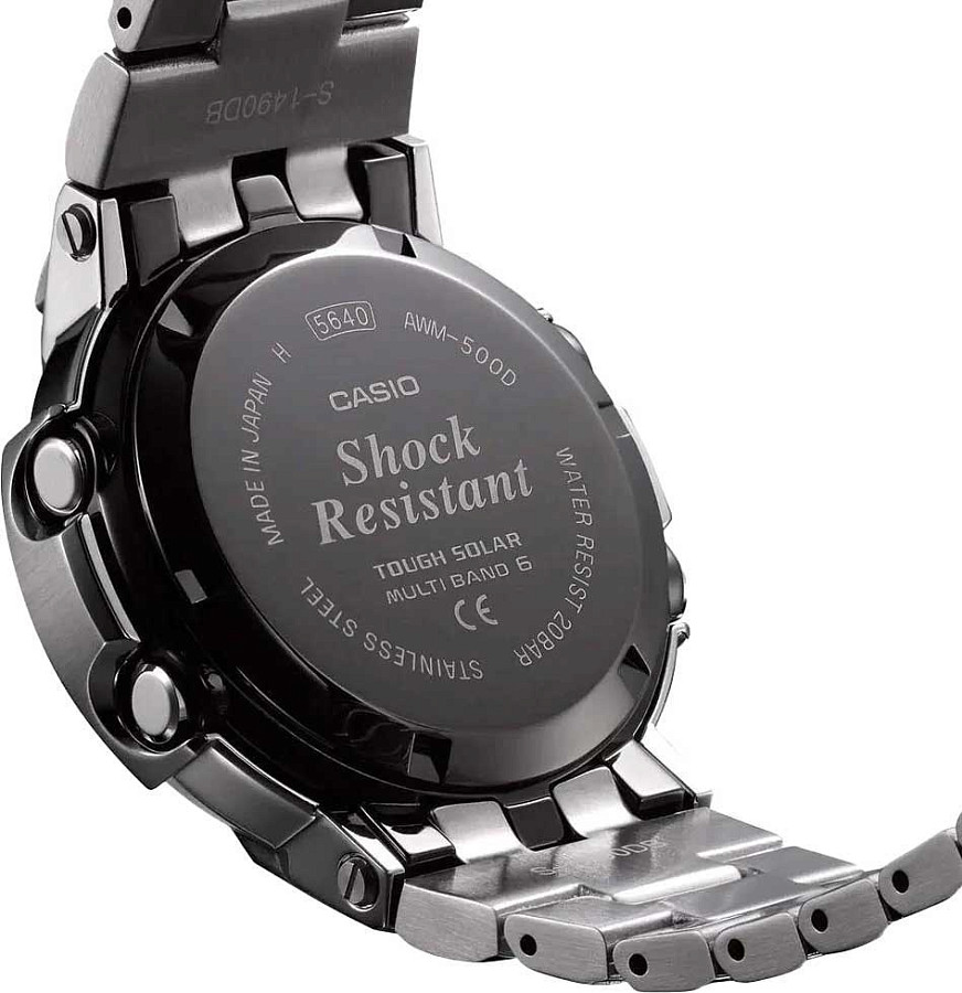 Часы Casio G-Shock AWM-500D-1ADR (AWM-500D-1A) — металл сталь, Япония