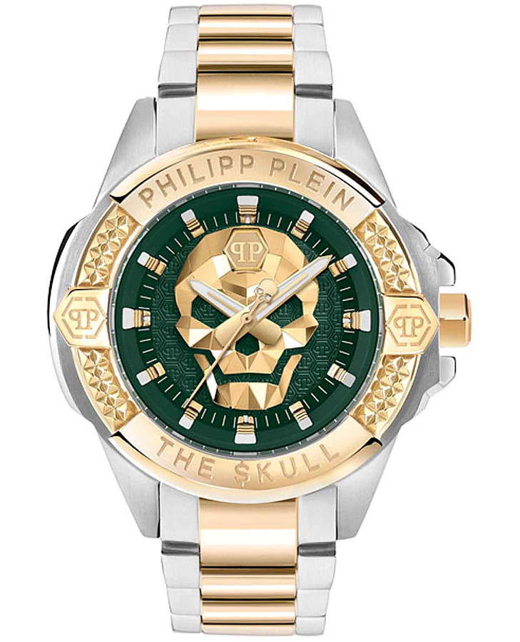 Часы Philipp Plein The Skull PWAAA2825 — мужские, зеленый