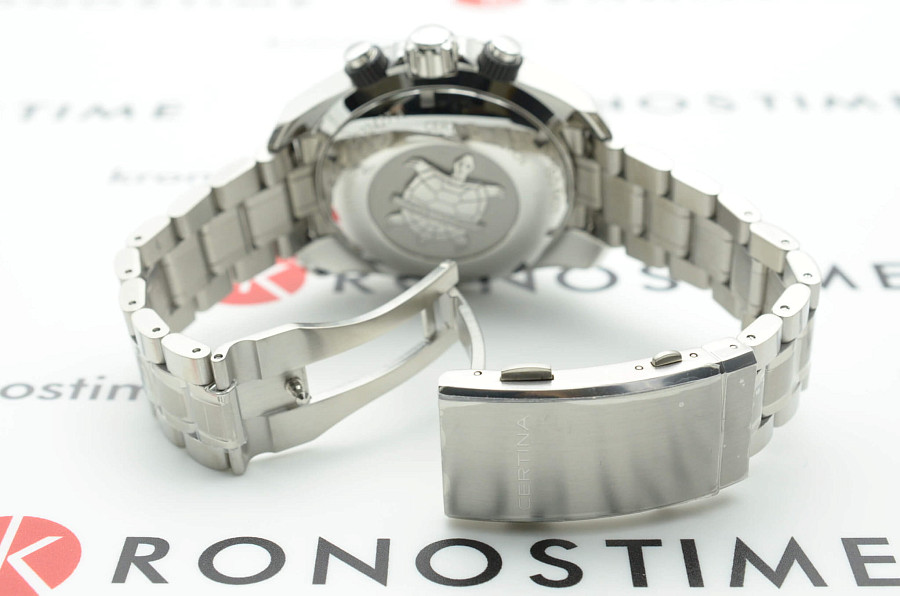 Часы Certina DS Action Diver Chronograph Automatic C032.427.11.051.00 — черный, сталь металл алюминий