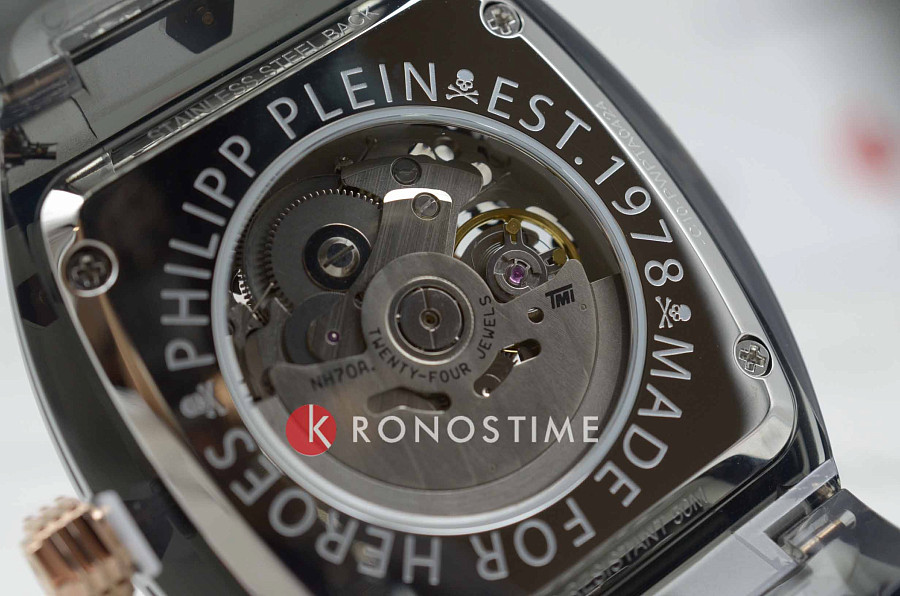 Часы Philipp Plein $keleton Crystal PWPTA0424 — мужские, термополиуретан