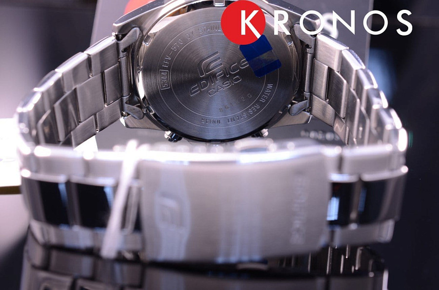 Часы Casio Edifice EFV-570D-7AVUDF (EFV-570D-7A) — мужские, нержавеющая сталь