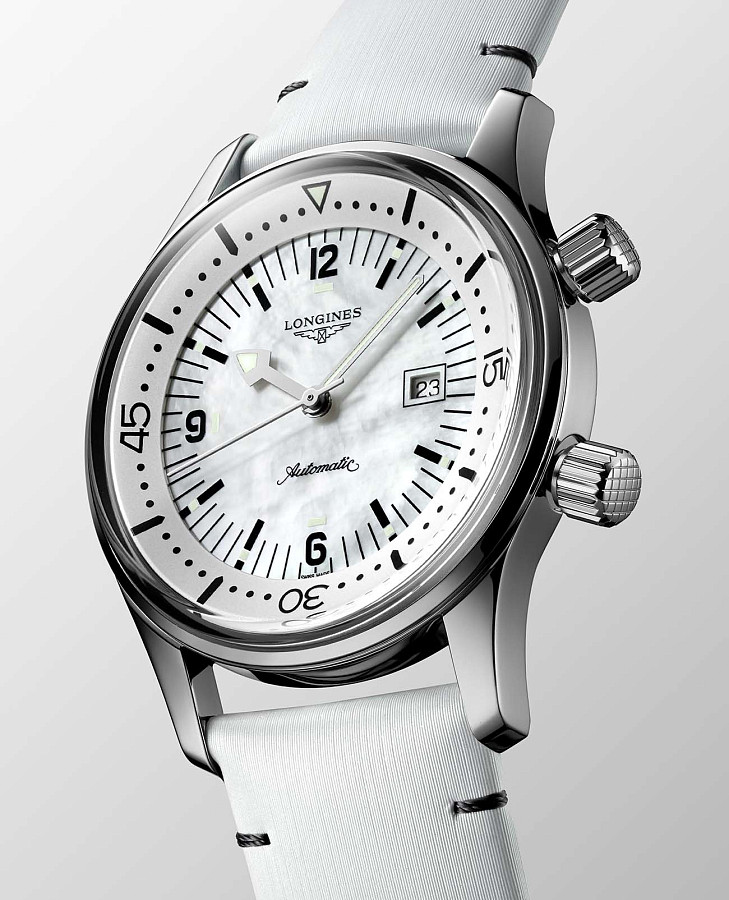 Часы Longines Legend Diver Watch L3.374.4.80.0 — механические, металл сталь