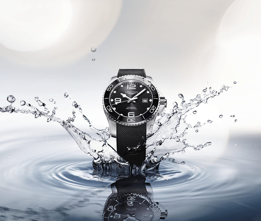 Часы Longines HydroConquest L3.782.4.56.9 — мужские, каучук