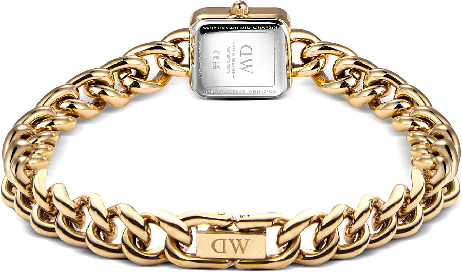 Часы Daniel Wellington Jolie Chain DW00100836 — белый, сталь металл