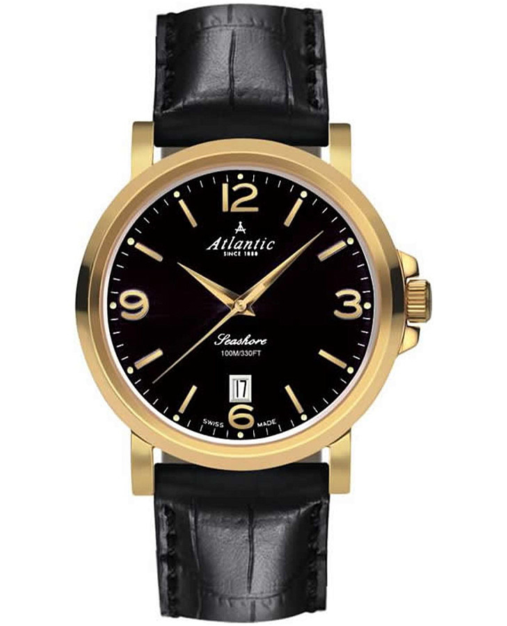 Часы Atlantic Seahunter 72360.45.65 — мужские, черный