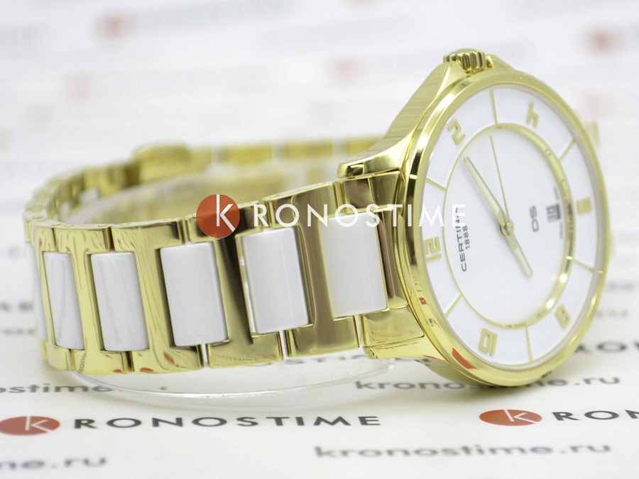 Часы Certina DS-6 Lady C039.251.33.017.00 — кварцевые, Швейцария, женские