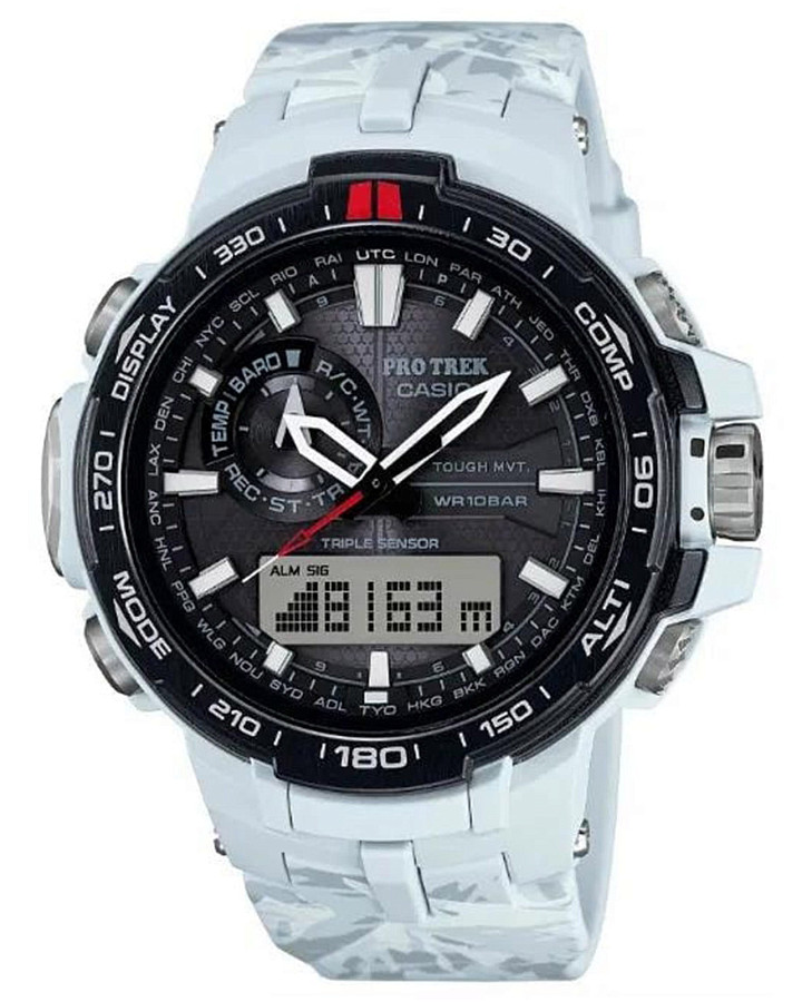 Часы Casio Pro Trek PRW-6000SC-7 — мужские, черный