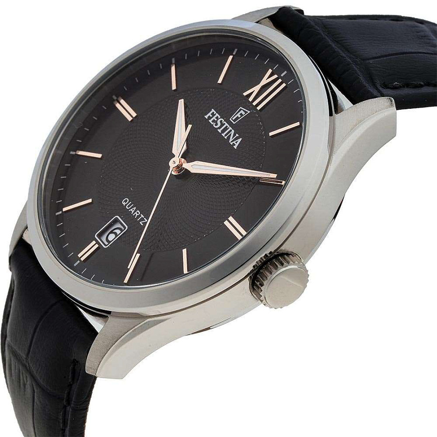 Часы Festina Classics F20426/6 — мужские, кожаный