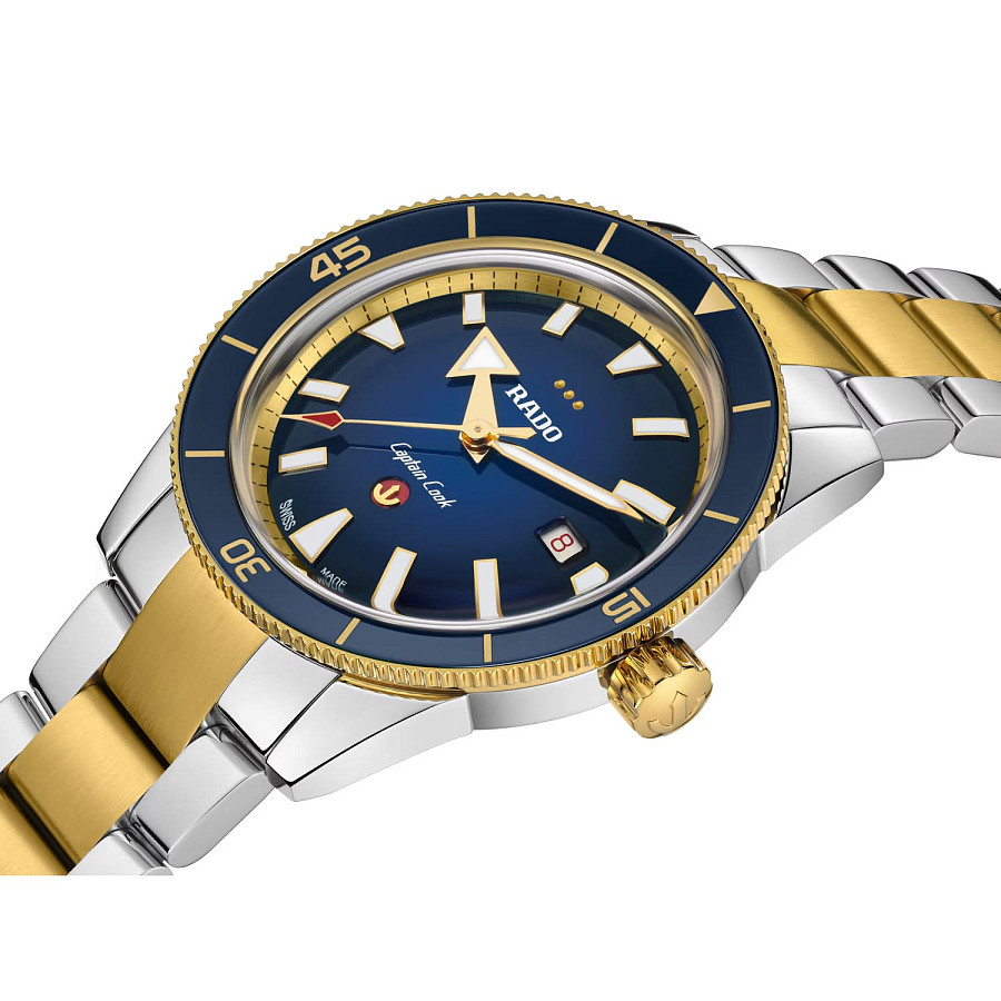 Часы Rado Captain Cook X European Cricket Special Edition R32138208 — нержавеющая сталь с pvd-покрытием, мужские