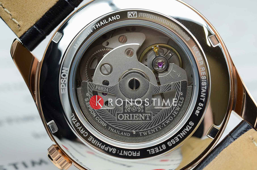 Часы Orient Sun & Moon RA-AK0304B (RN-AK0304B) — мужские, кожаный