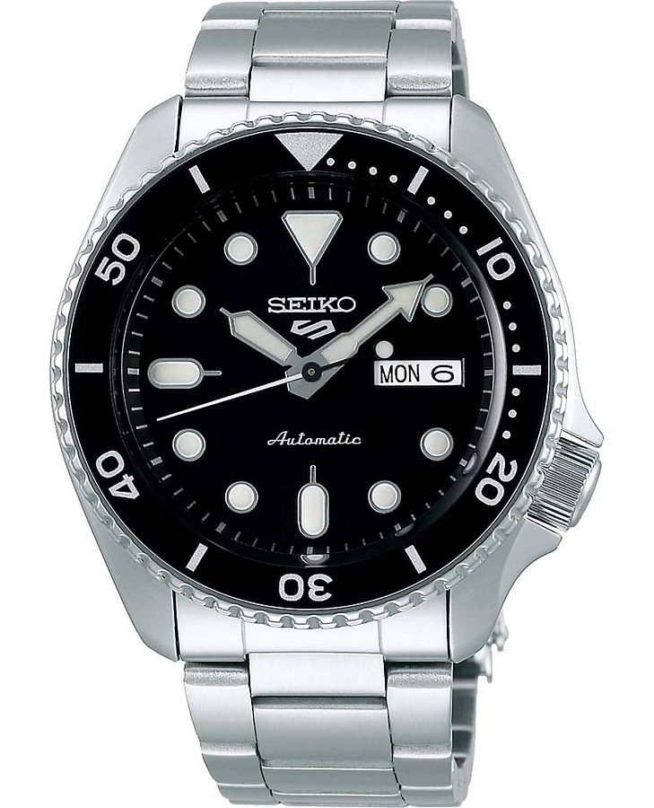 Часы Seiko 5 Sports SRPD55K1 — мужские, черный