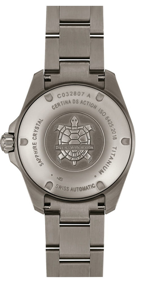 Часы Certina DS Action Diver C032.807.44.081.00 — механические, металл титан