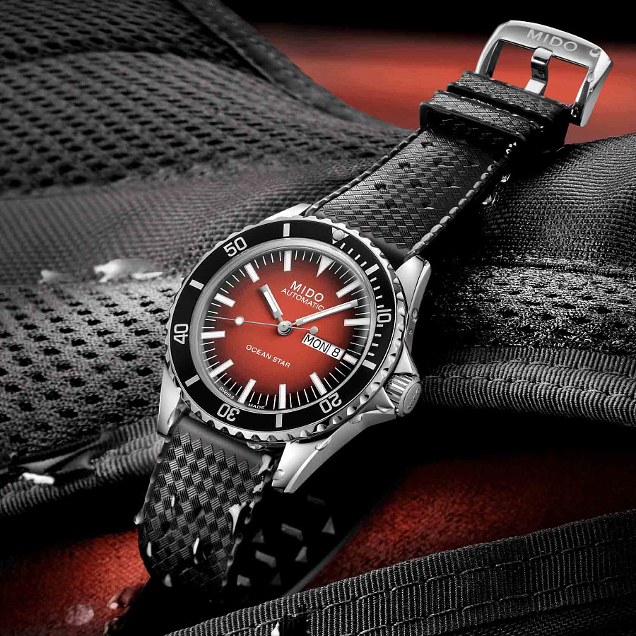 Часы Mido Ocean Star Tribute M026.830.17.421.00 — бордовый, механические