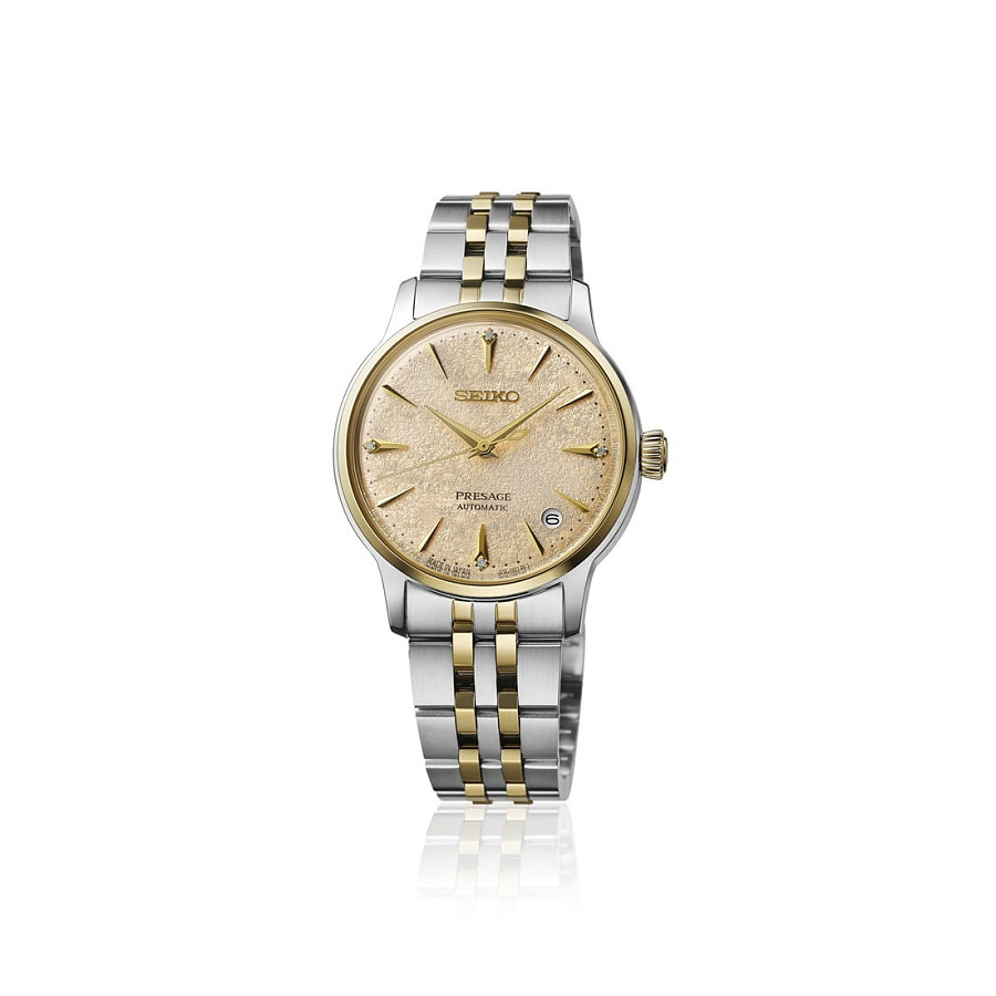 Часы Seiko Presage Cocktail Time SRPL64 — нержавеющая сталь с pvd-покрытием, женские