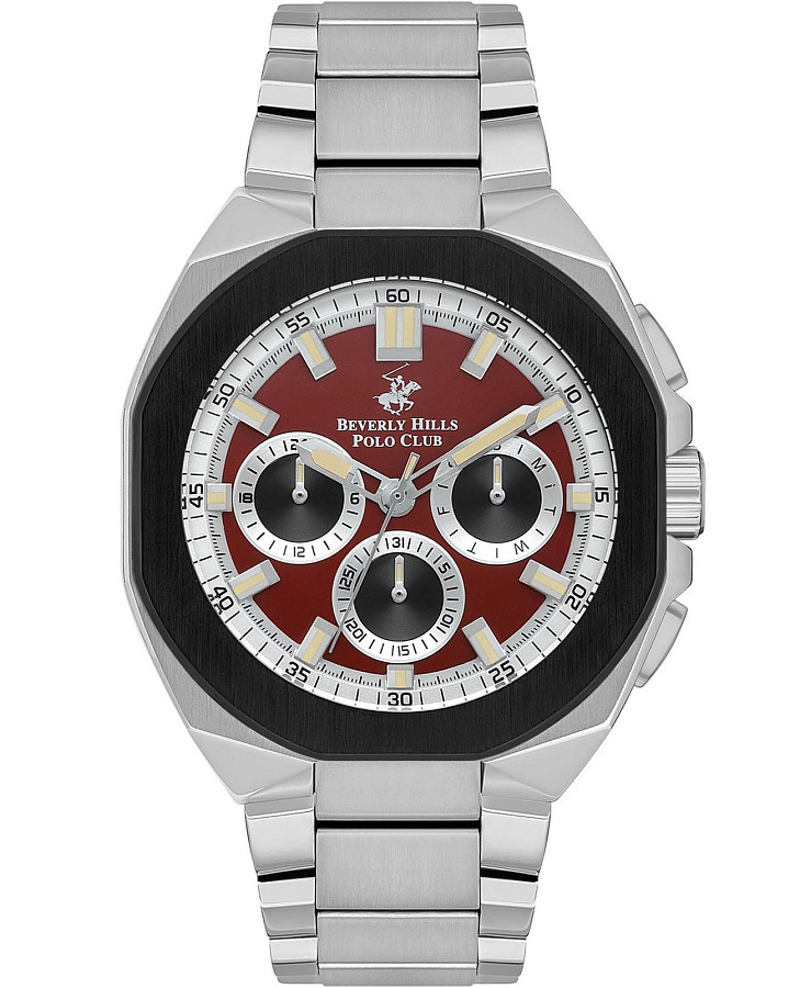 Часы Beverly Hills Polo Club BP3537X.380 — мужские, красный