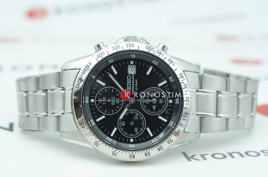 Часы Seiko Spirit Chronograph SBTQ041 — нержавеющая сталь, мужские