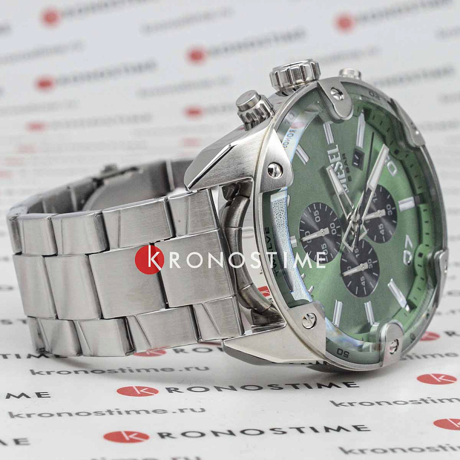 Часы Diesel Spiked DZ4712 — металл сталь, Италия