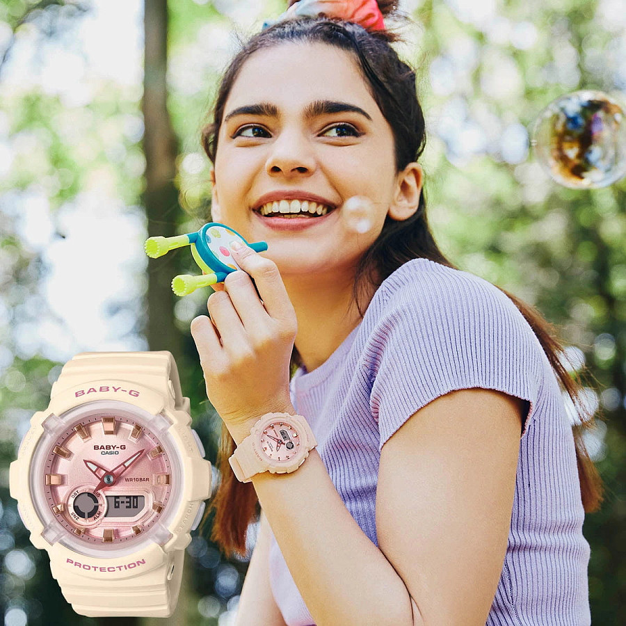 Часы Casio Baby-G BGA-280-4A2 — кварцевые, пластик