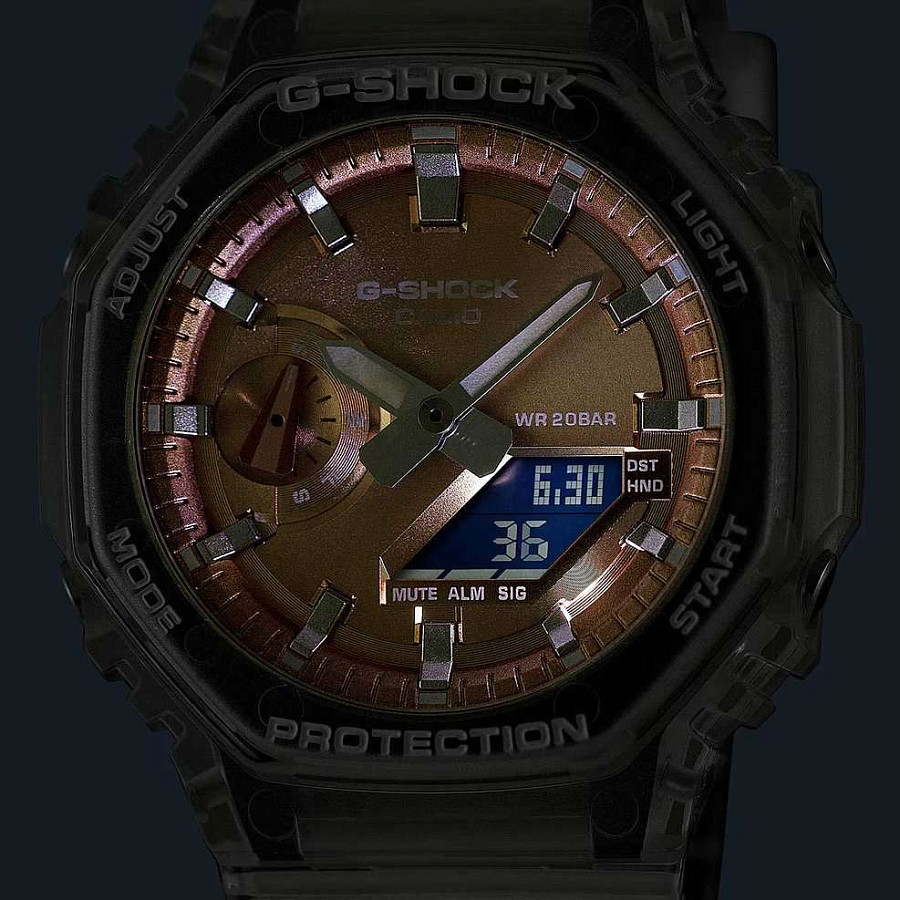 Часы Casio G-Shock GA-2100BM-7A5 — Япония, электронные
